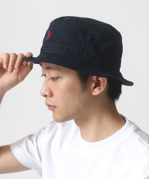 bts着用　polo sport ハット Polo ベア ツイル バケットハット(【男性】その他帽子)|POLO