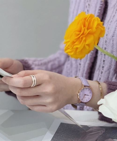 Daniel Wellington 指輪 リング EMALIE RING SATIN WHITE