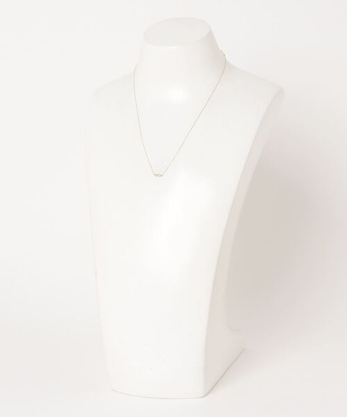 ネックレス 「les bon bon」two diamond necklace BOB199 レディースの画像