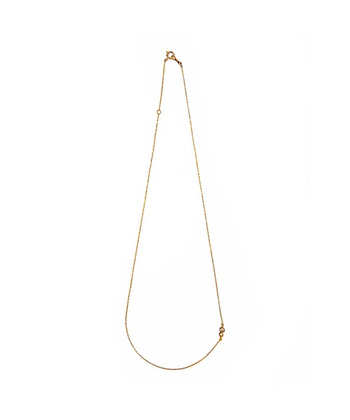 ネックレス 「les bon bon」two diamond necklace BOB199 レディースの画像
