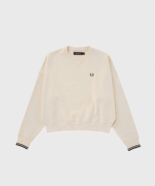 トレーナー スウェット Tipped Sweatshirt／ティップラインスウェットシャツ レディース FRED PERRY トレーナー スウェット Tipped Sweatshirt／ティップ