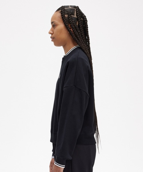 トレーナー スウェット Tipped Sweatshirt／ティップラインスウェットシャツ レディース FRED PERRY トレーナー スウェット Tipped Sweatshirt／ティップ