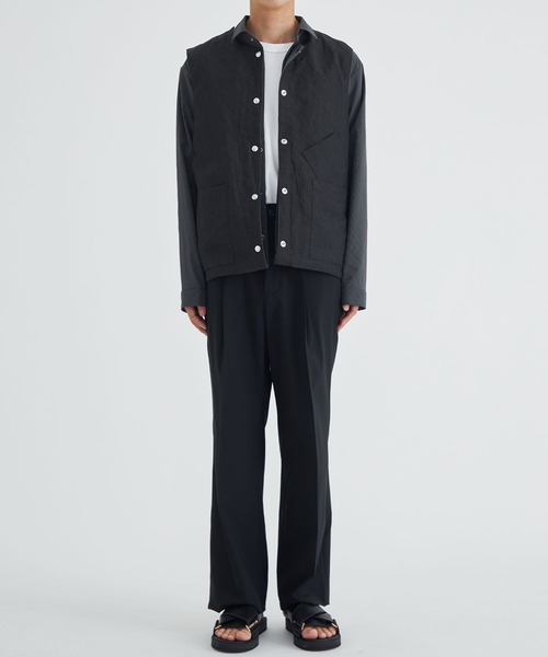 シャツ 「NULABEL /ニューレーベル」4WAY VEST SHIRT メンズ