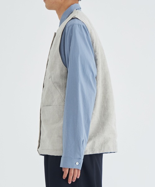 シャツ 「NULABEL /ニューレーベル」4WAY VEST SHIRT メンズ