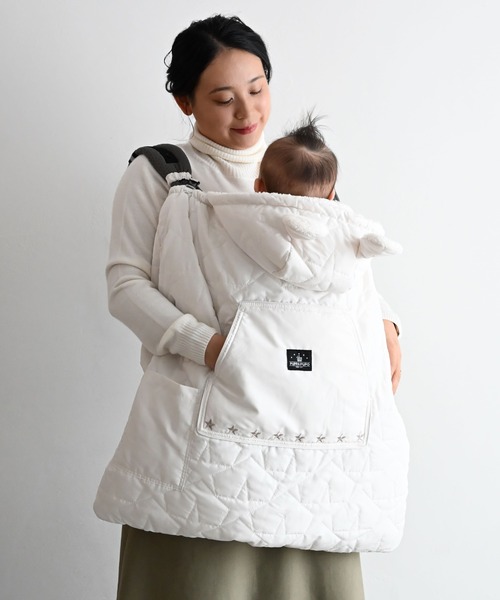 か*も様 PUPPAPUPO 防寒ケープ PUPPAPUPO（プッパプーポ） 抱っこ紐 抱っこひも 防寒ケープ