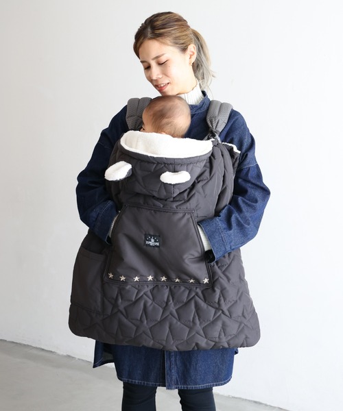 PUPPAPUPO（プッパプーポ） 抱っこ紐 抱っこひも 防寒ケープ