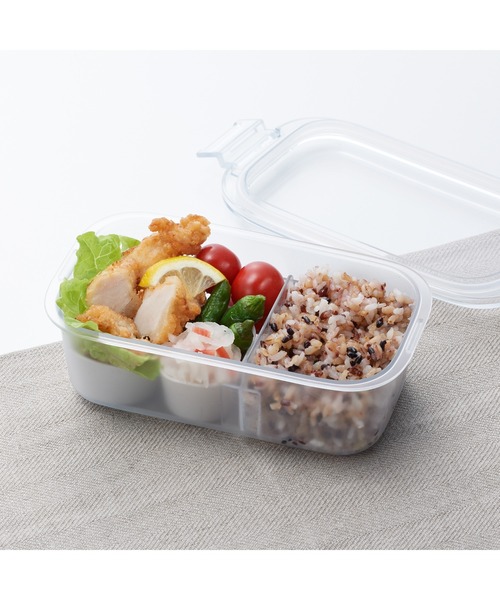 無印良品（MUJI） 弁当箱 バックル付き弁当箱／洗いやすい弁当箱 約