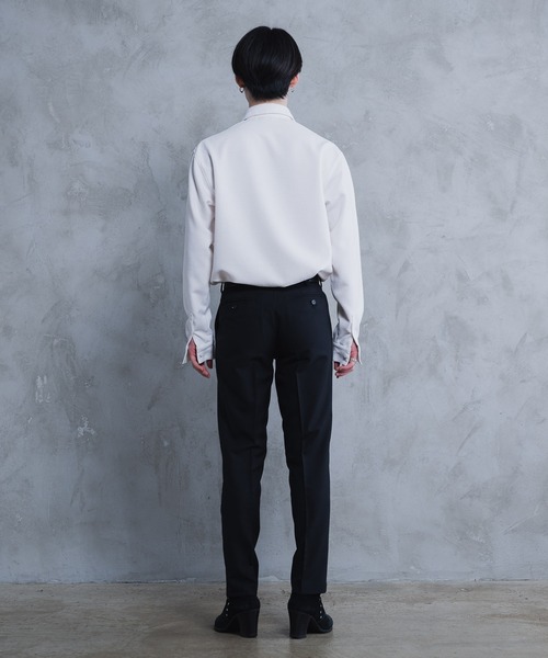【美品】AROUND FLAVA\"クラシックツィード比翼シャツ\" AROUND FLAVA（アラウンドフラバ）の「classic tweed hiyoku
