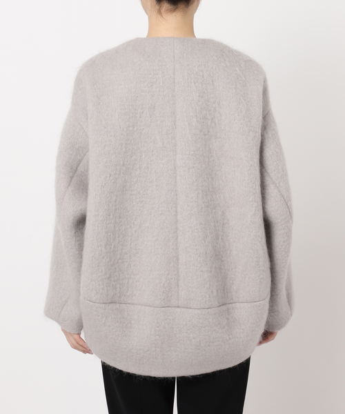 VERMEIL par iena（ヴェルメイユパーイエナ） ノーカラーコート コート