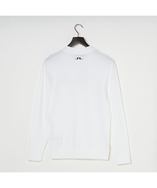 J.LINDEBERG ゴルフウェア クルーネックセーター M 40サイズ 白 J.LINDEBERG（ジェイリンドバーグ） セーター ニット 「J.LINDEBERG