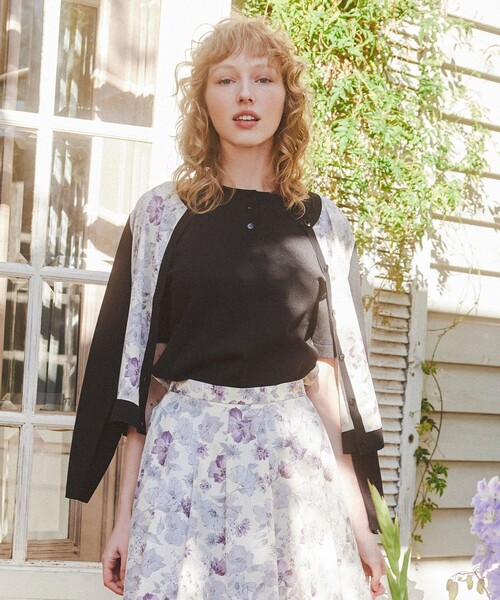 カーディガン BOTANICAL GARDEN PARTY KNIT CARDIGAN カーディガン レディース
