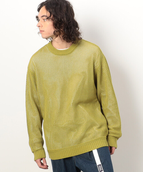 Purple&Yellow（パープルアンドイエロー） セーター ニット メッシュ