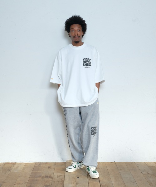 CALYPSO & ROCKERS s/sスウェット2枚セット SALT&MUGS スウェットパンツ ジャージ Psyche Logo Pants メンズ