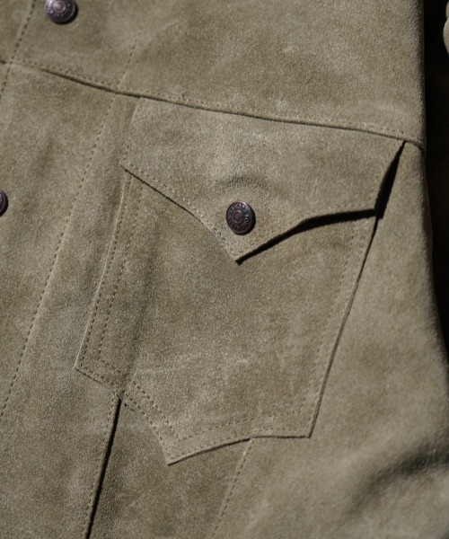 ブルゾン アウター 「PENNEY'S  ぺニーズ」 60S SUEDE JACKET スウェードジャケット メンズ レディースの画像