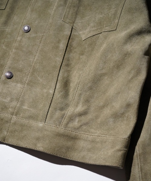 ブルゾン アウター 「PENNEY'S  ぺニーズ」 60S SUEDE JACKET スウェードジャケット メンズ レディースの画像