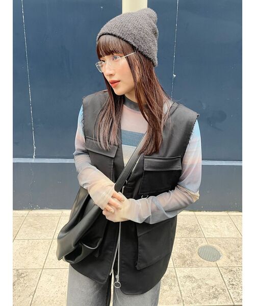 MURUA ベスト ジレ カーゴポケットジレ レディース : ZOZOTOWN