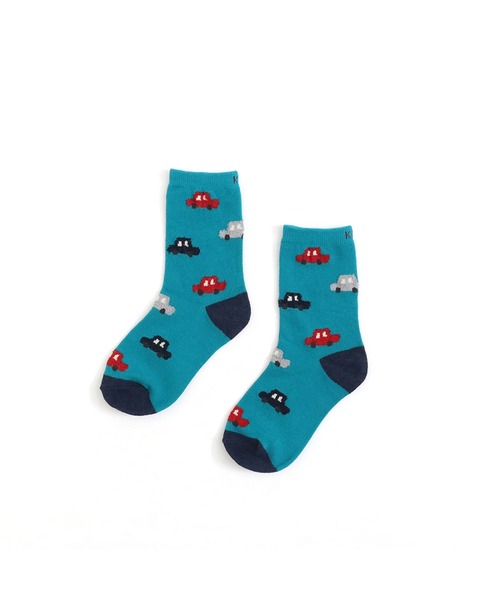 KP DECO（ケーピーデコ） 靴下 車柄クルーソックス(11〜23) キッズ