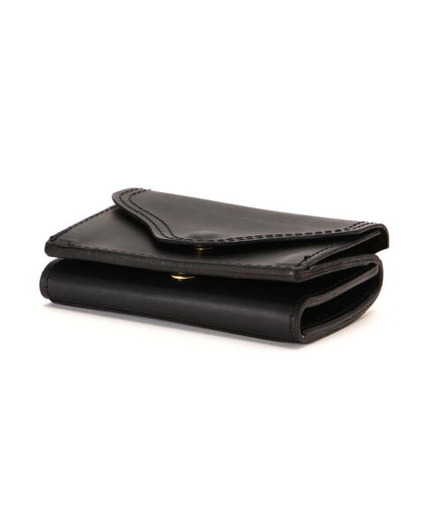 Schott レザー製三つ折り財布 ブラウン Schott レザー製三つ折り財布 ブラウン