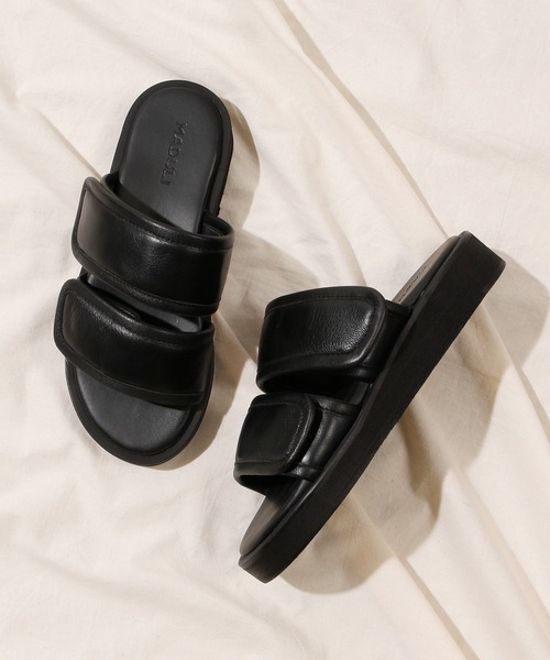 【MADULI】レザーサンダル MADULI サンダル マドゥリ / STRAP LEATHER SANDAL 牛革