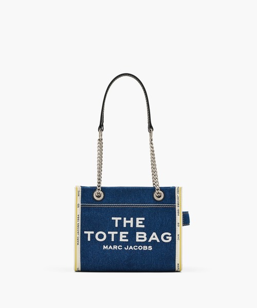 MARC JACOBS デニムチェーン スモールトートバッグ MARC JACOBS トートバッグ THE DENIM CHAIN SMALL TOTE BAG /ザ