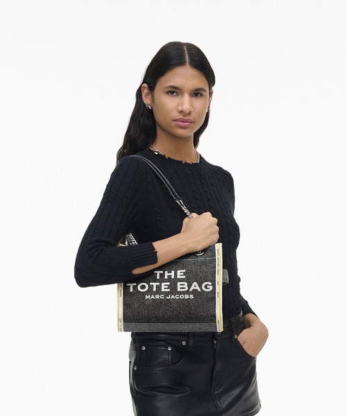 MARC JACOBS デニムチェーン スモールトートバッグ THE DENIM CHAIN SMALL TOTE BAG /ザ デニム チェーン スモール