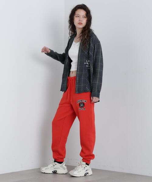 AVIREX（アヴィレックス） ブラウス シャツ CHEMICAL WASH CHECK SHIRT