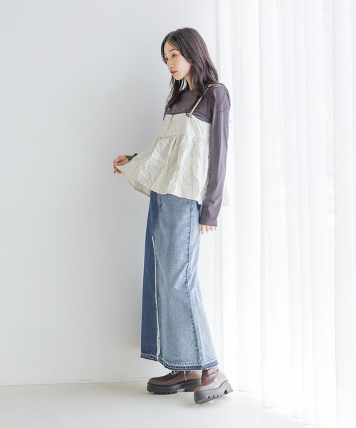 みやっちさま LOWRYS FARM キャミソール アソートギャザーキャミ 138736