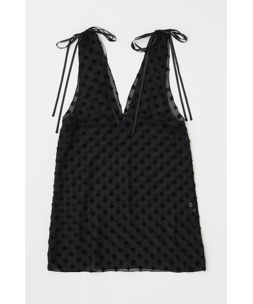 MOUSSY（マウジー） ワンピース FLOWER MOTIF SHEER ミニドレス