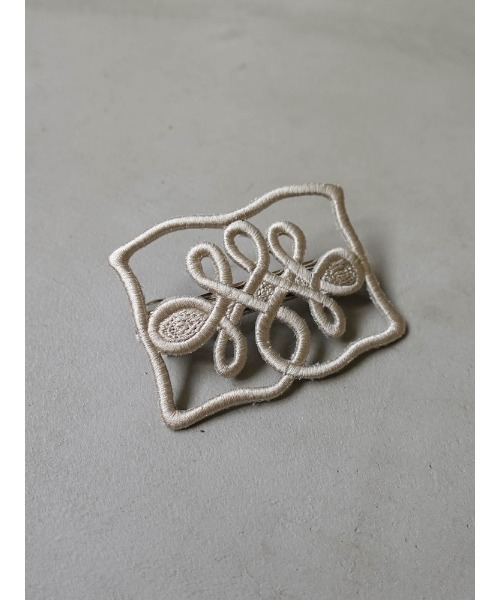 SYKIA ヘアクリップ Embroidery Hair Barrette ”Jane : ZOZOTOWN