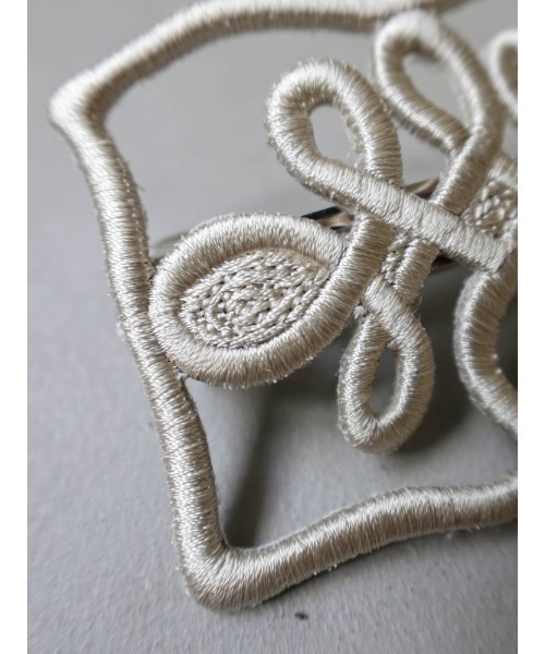 SYKIA ヘアクリップ Embroidery Hair Barrette ”Jane : ZOZOTOWN