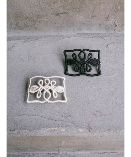 SYKIA ヘアクリップ Embroidery Hair Barrette ”Jane : ZOZOTOWN