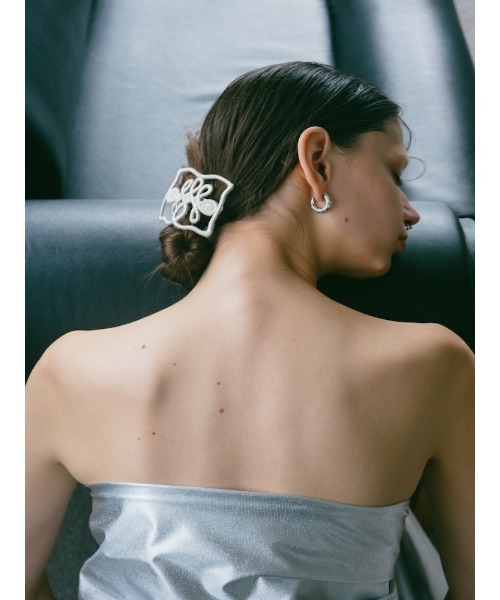 SYKIA ヘアクリップ Embroidery Hair Barrette ”Jane : ZOZOTOWN