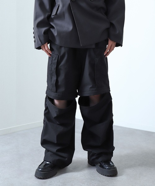 Nilway（ニルウェイ） カーゴパンツ 3WAY デタッチャブル ワイド