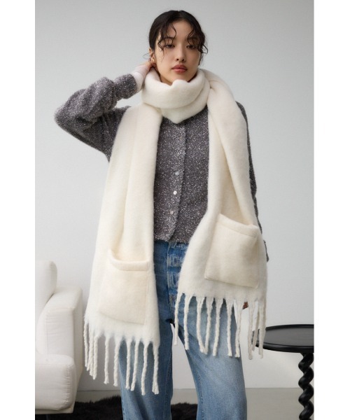 AZUL BY MOUSSY（アズールバイマウジー） ストール マフラー ポケット