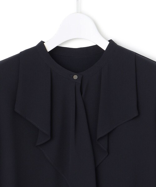 23区（ニジュウサンク） tシャツ 「洗える」ジョーゼットフリル