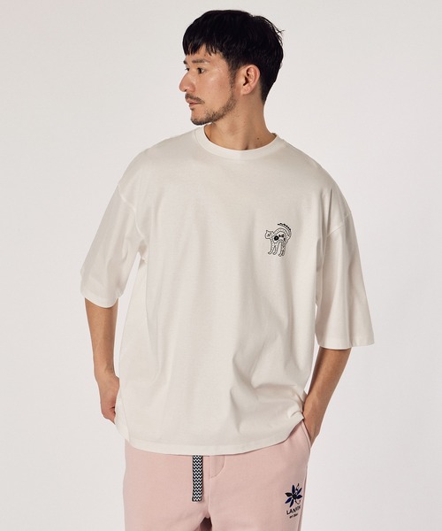 LANVIN en Bleu tシャツ 「LANVIN ESSENTIAL」ANTIN / ”アルベール