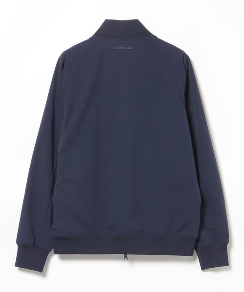 ビームスゴルフ　裏地無しストレッチブルゾン　ネイビー　Ｌ BEAMS GOLF ブルゾン アウター 「撥水/伸縮性」PURPLE LABEL