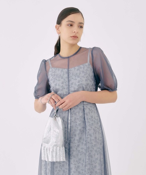 Kaene カエン　半袖ワンピース kaene 「kaene」 半袖ワンピース 36 グレー レディース