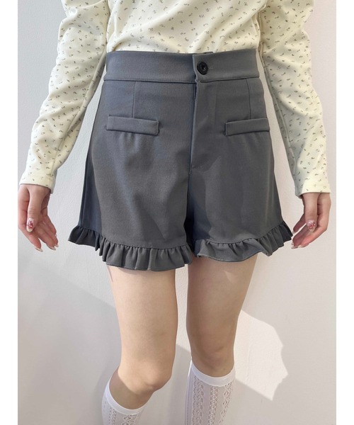 パンツ 「PHILLY」フリルショートパンツ レディース : ZOZOTOWN Yahoo