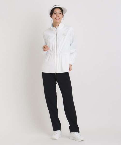 adabat（アダバット） ブルゾン アウター 撥水加工 ロゴチェック