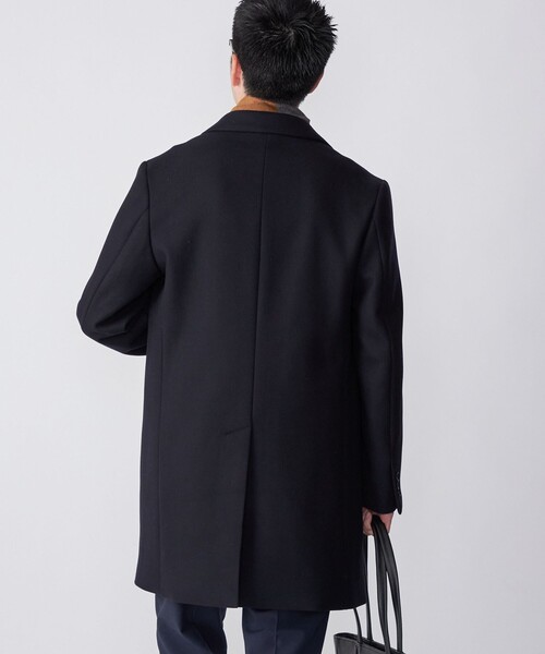 SHIPS（シップス） チェスターコート SMALL ネイビー メンズ