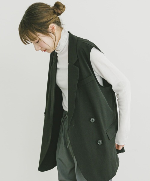 3/24まで値下げ中　イエナ　ダブルブレスト　ベスト　ジレ 3/24まで値下げ中 イエナ ダブルブレスト ベスト ジレ レディース
