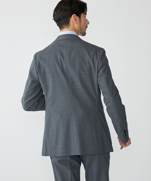 【美品】SHIPS トラベルスーツセットアップ　軽量　洗える SHIPS any:〈撥水/軽量/ストレッチ〉SOLOTEX(R) シアサッカー