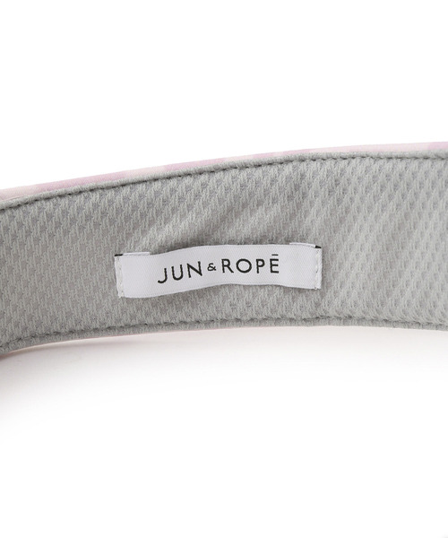 JUN&ROPE' サンバイザー アニマル柄ラインストーンバイザー