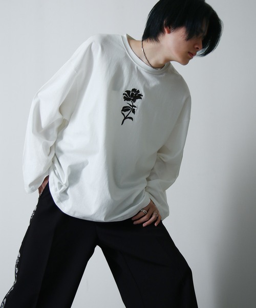 Nilway（ニルウェイ） tシャツ 「25AW」 花柄 ワンポイント センター