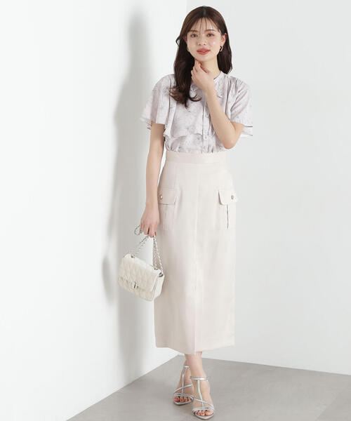 PROPORTION BODY DRESSING スカート ポケット付きナロースカート