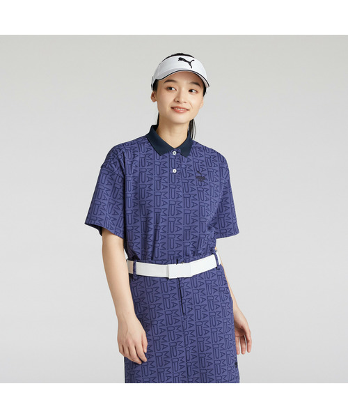 PUMA（プーマ） ポロシャツ ポロ ウィメンズ ゴルフ FOG ジャガード