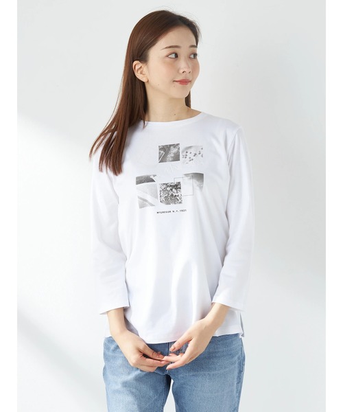 tシャツ スムース刺繍Tシャツ レディース