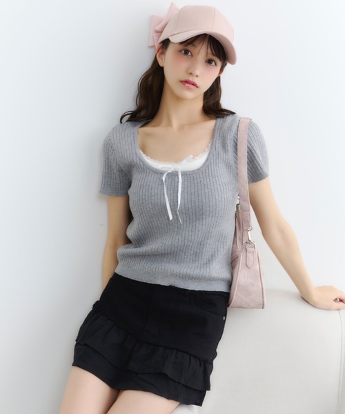 リルリリーデニムスカートと器 合計10500 デニム TRF ミニスカート - ライトブルー | ZARA Japan / 日本