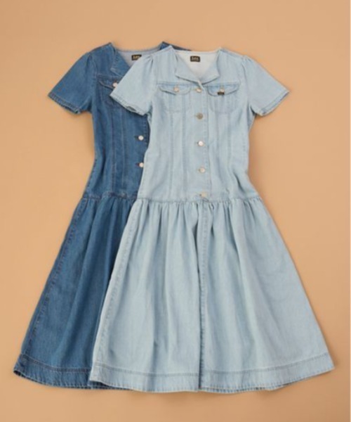 CELFORD デニムワンピース 36ブルー CELFORD ワンピース 「Lee×CELFORD」デニムワンピース